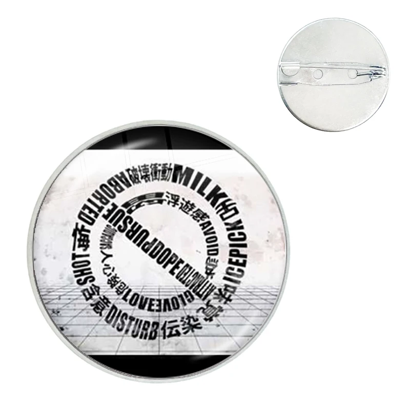 الإبداعية أنا أحب Maretu القلب زجاج قبة دبابيس قميص التلبيب حقيبة الملابس قبعة شارة الكرتون دبابيس هدية #5