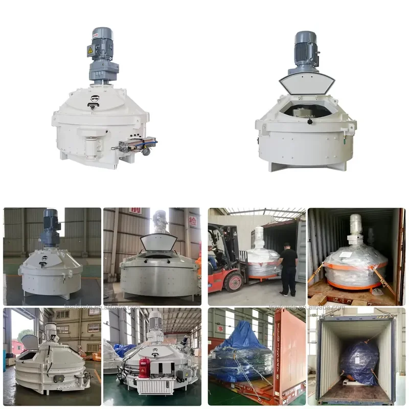 Hydraulic Discharge Vertical Shaft Planetary Concrete Mixer 250l Concrete Mixing Castable Refractory Mixer