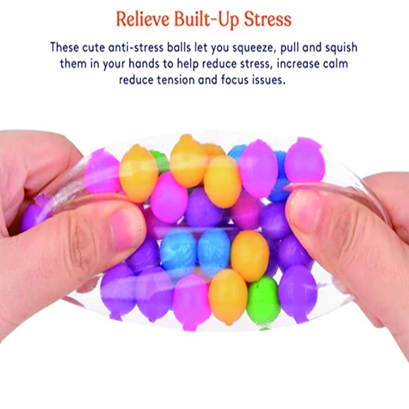 Rainbow Squeeze Ball Squeeze Squishy Antistress Funny Toy Squeezable Squishy Toy Stress Relief High Quality Squeeze Ball Toys