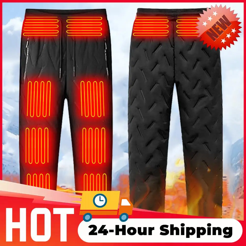 アウトドアスポーツ用サーマルパンツ 10つの加熱ゾーン付き 電熱パンツ 冬用電熱パンツ 電熱服