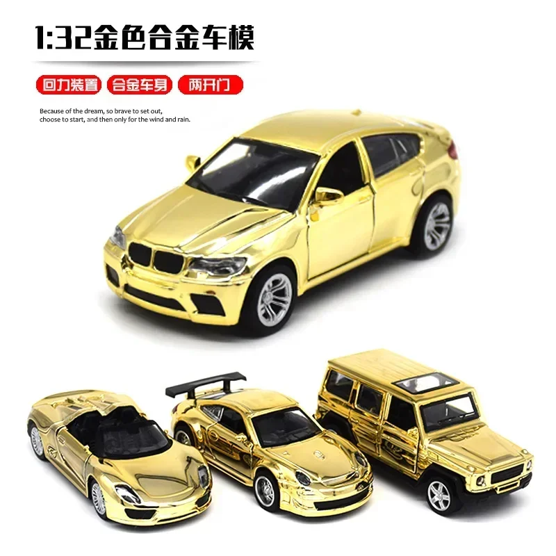 

1:36 Mercedes Benz BIG G Porsche BMW Ferrari High Simulation Diecast Metal Alloy Model car Pull Back Collection Kids Toy Gifts