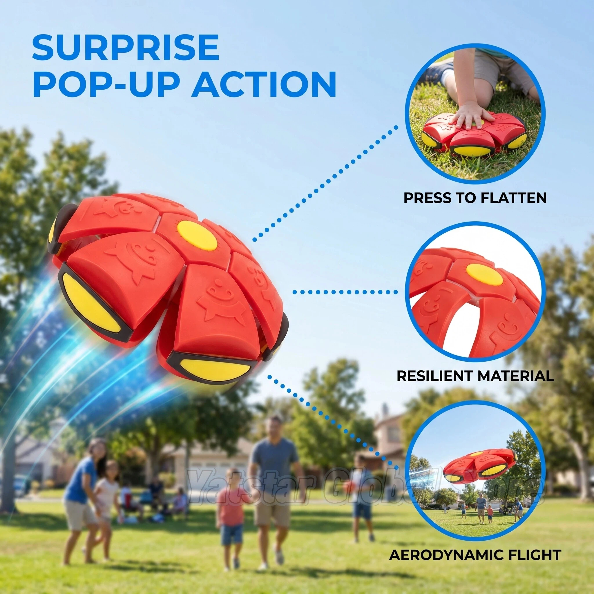 New Orange Flying Saucer Ball - Catch Ball Velcro review and price