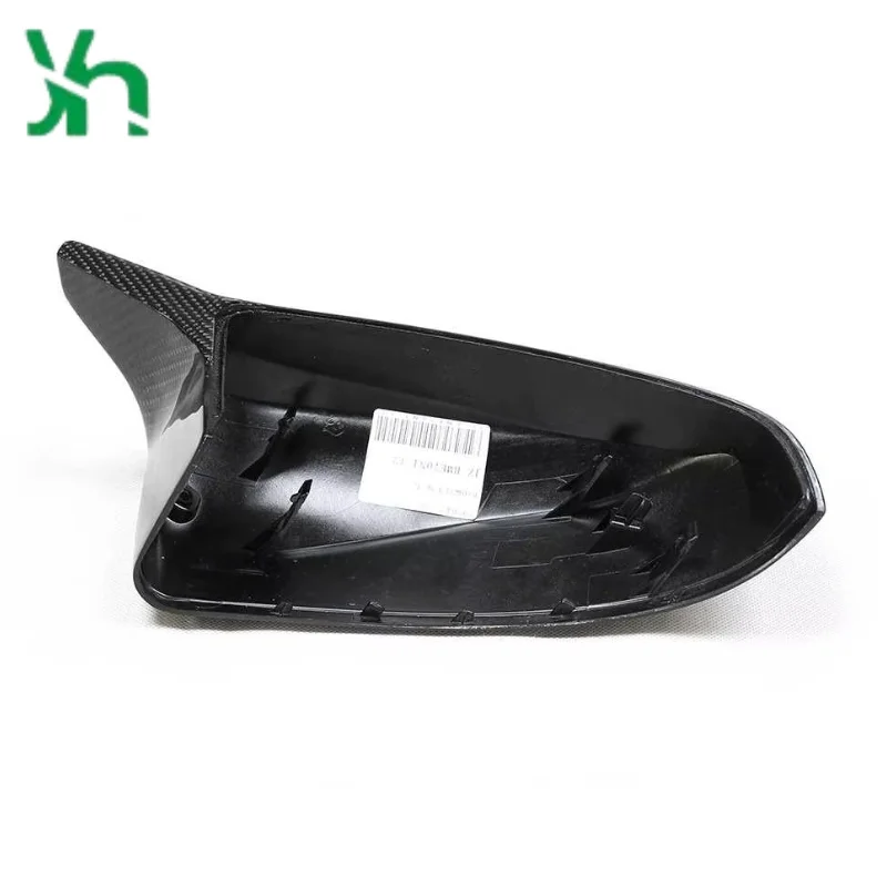 ل BMW X5 E70 X6 E71 2008 2013 المتكلم ألياف الكربون غطاء مرآة جانبية استبدال مرآة الرؤية الخلفية الإسكان #4