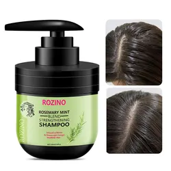 100ml Rosemary Mint Strengthening Shampoo With Biotin Cleans And Helps Strengthen Fragile And Damaged Hair, Leaving It Shiny And