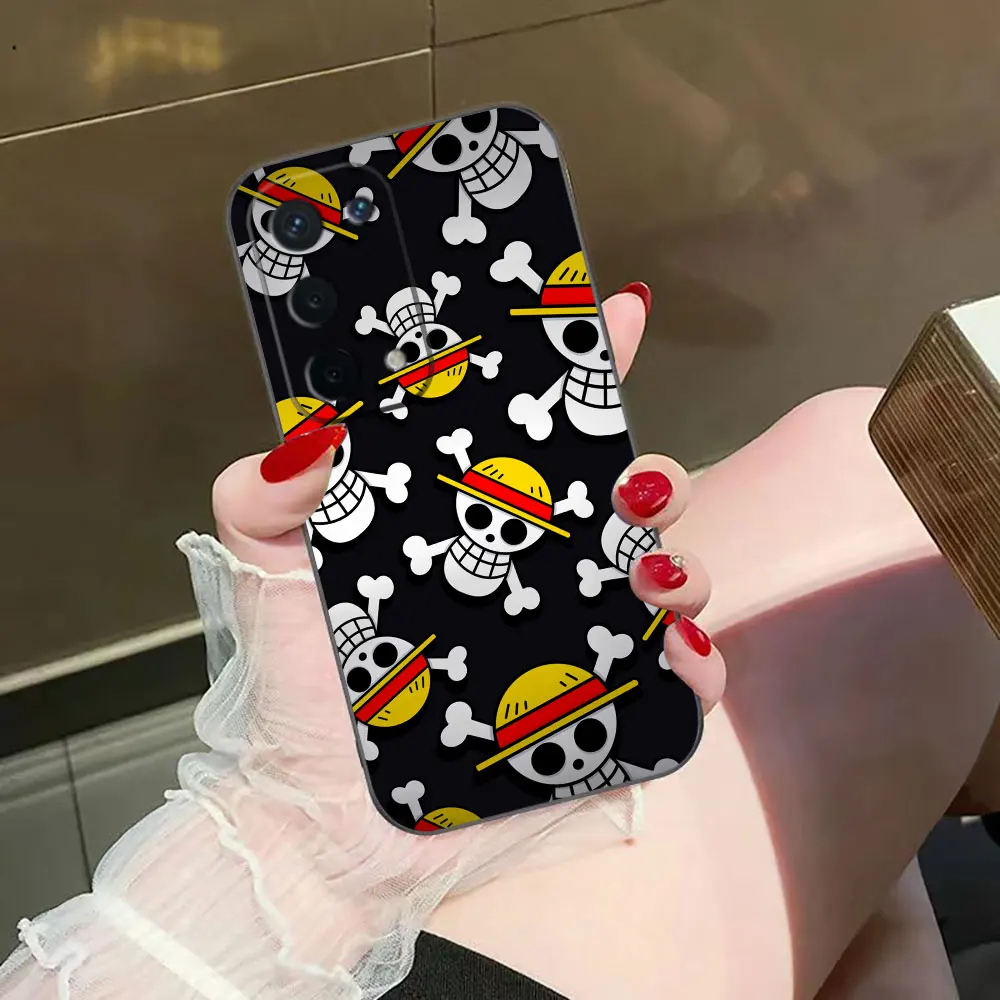 One Piece Luffy Logo Hat Phone Case For OPPO F31 A5X A6X A5 A6 A17 A16 A38 A53 A54 A55 A57 A58 A60 A74 A78 A92 A93 A94 A72 Cover