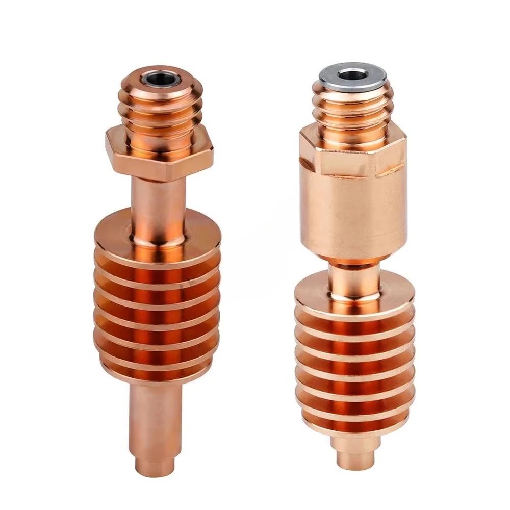 1/2pcs 3D Printer Dragon Hotend Accessory - ST HF V2.0 Bimetallic Throat: High-Temp Copper-Titanium Heat Break