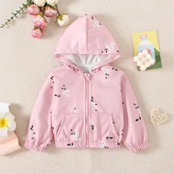 Baby Clothes Girls Thin Jacket New Autumn Trendy Costume Boys Cardigan Zipper Hooded Outerwear Children Windbreaker Coat