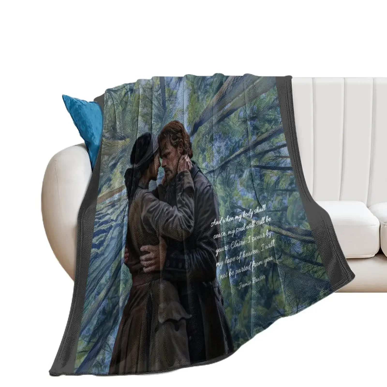 

Jamie and Claire Fraser/Outlander quote Throw Blanket Luxury Sleeping Bag christmas decoration Cute Blankets