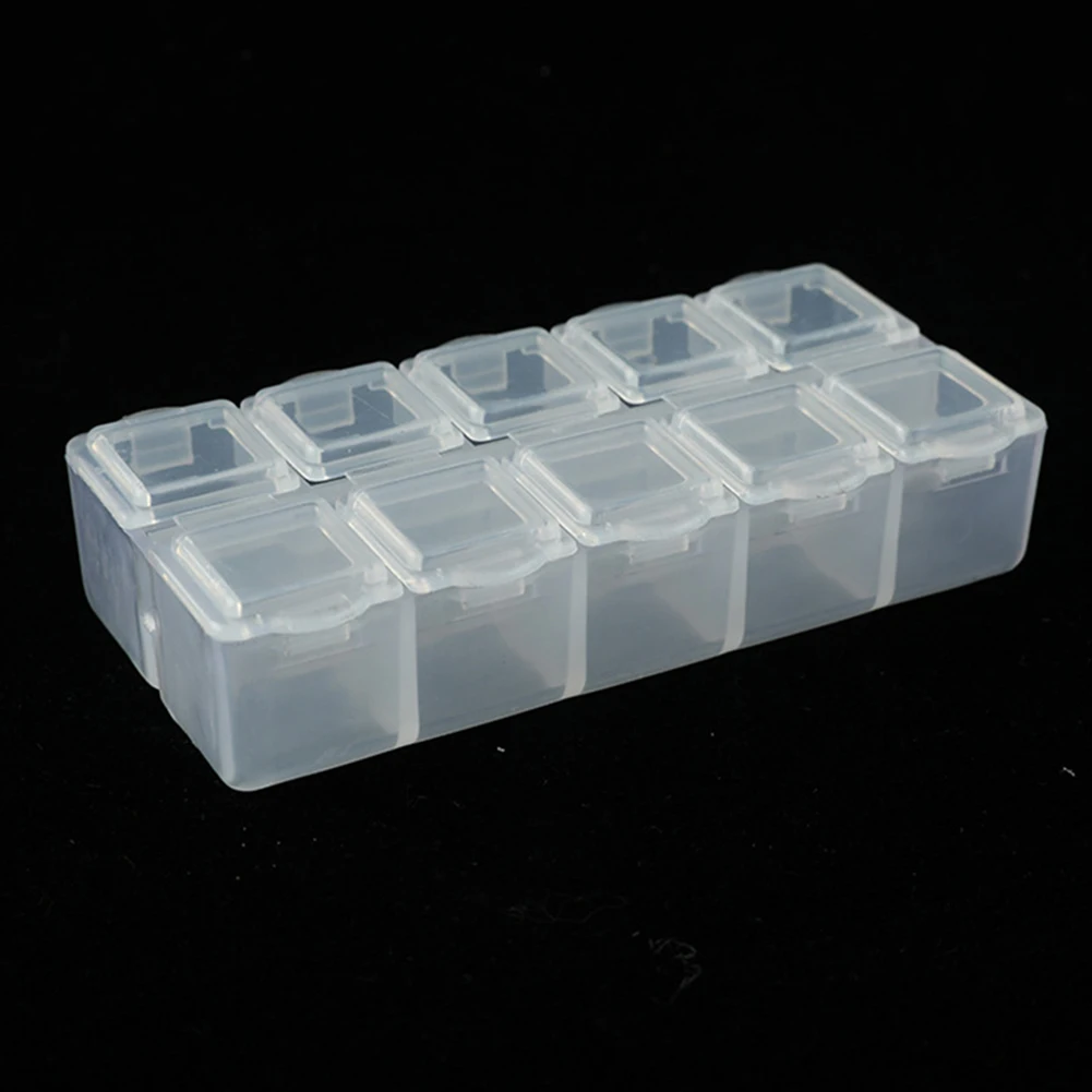 Tool Parts Organizer Container Screw Holder Case Plastic Storage Box Plastic Screw Holder Case Tool Parts Organizer Container