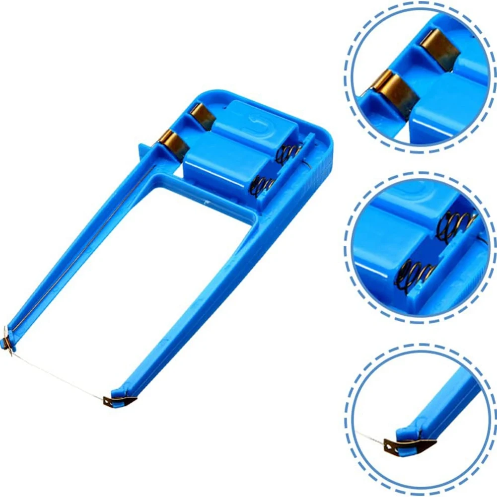 AA51 1 Piece Blue Hot Wire Electric Foam Cutter Kit Styrofoam Cutting Tool Heated Foam Carving Knife Kit For DIY Crafts