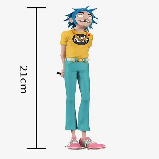 Gorillaz Band Action Figure Rock Band Lid Beeldje 2d Noodle Murdoc Russel Model Pop Figuren Speelgoed Voor Kinderen Geschenken