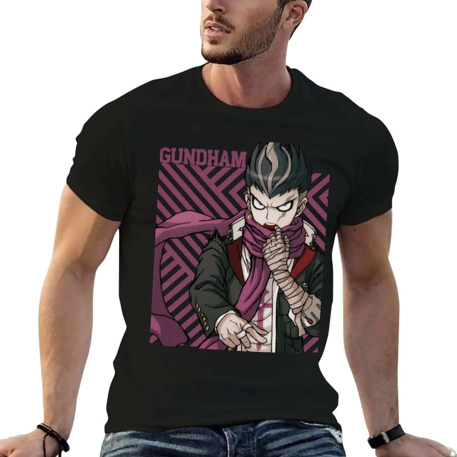 

gundham tanaka T-Shirt t shirt man designer anime t shirts oversize T-Shirt