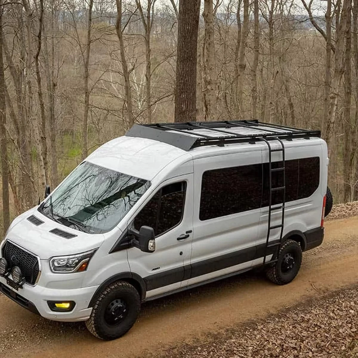 

Custom Color Aluminum/Steel Roof Rack for Transit Van Roof Rack