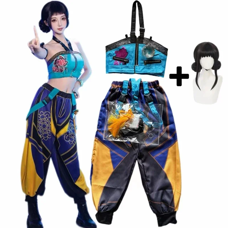 KPop Zoey Costume Cosplay Parrucca Donna Ragazza Carnevale di Halloween Comic-con Abiti da gioco di ruolo per feste