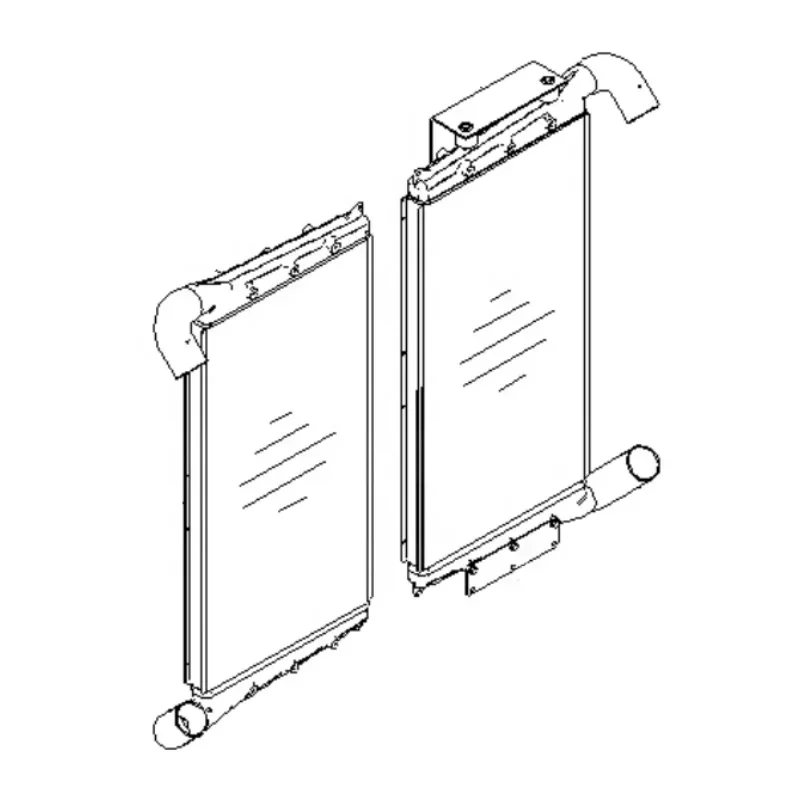 

21T-03-31160 21T0331160 Сердечник радиатора охлаждения экскаватора PC2000-8 после охладителя для Komatsu