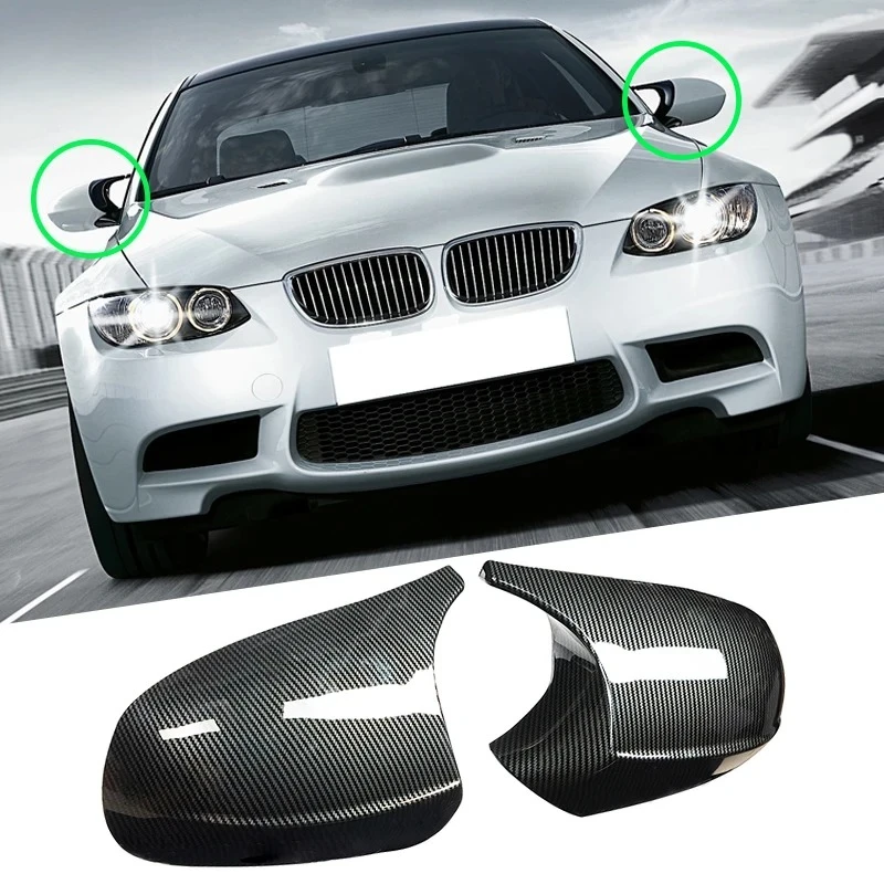 

Car Rearview Mirror Cover Rear View Cap Door Side Mirror Shells For BMW E90 E91 E92 E93 LCI Facelifted Model Auto Accessories