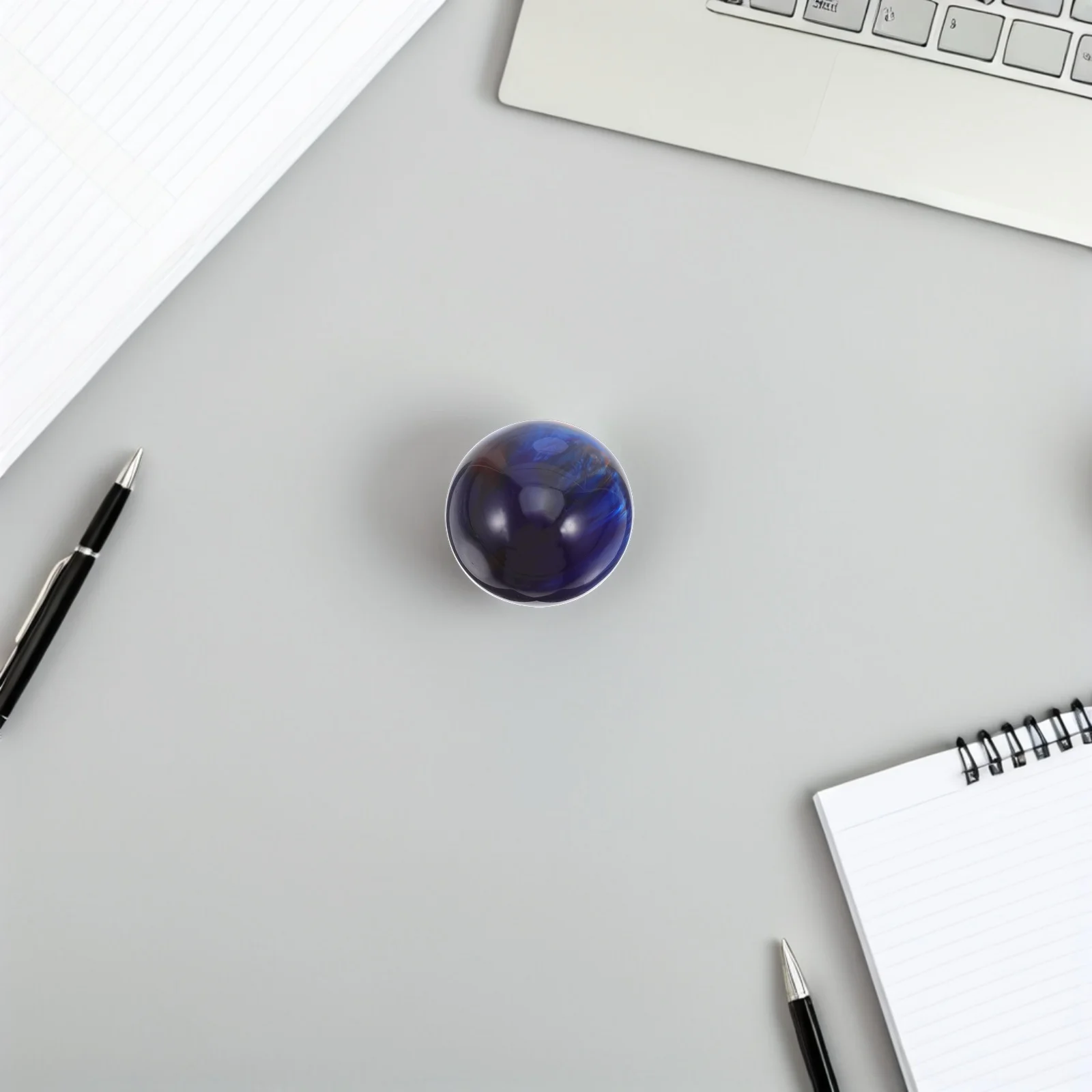 

2Pcs Resin Hand Therapy Balls 50Mm Marble Pattern Decorative Spheres Hand Exercise Fatigue Relief Home Desktop Ornament