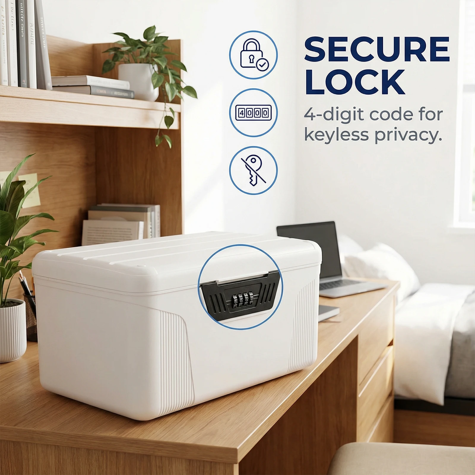 

Запираемый сейф для дома: контейнер для хранения ювелирных изделий, документов, файлов, мини-сейф для денег, копилка, сейф-замок для дома