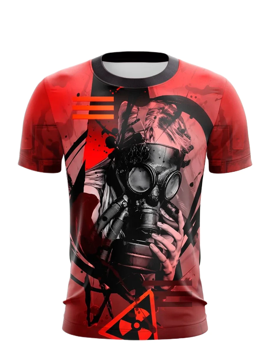 Funny 3D Spartan Print T Shirt For Men Outdoor Fitness Sports Short Sleeve Tops Casual O-neck Loose Tees Fashion Gym T-shirt Man