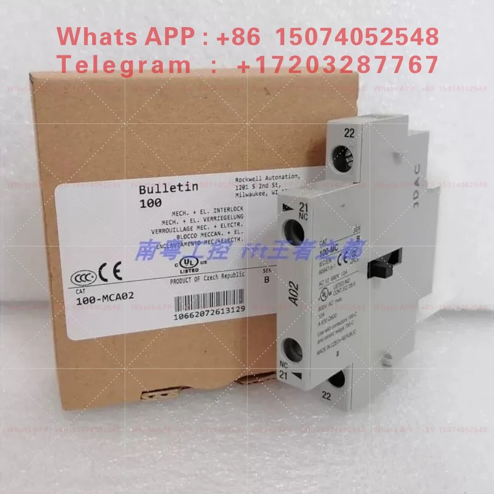 New 100-MCA02 100MCA00 100-MC A02 Mechanical Interlock Original Spot