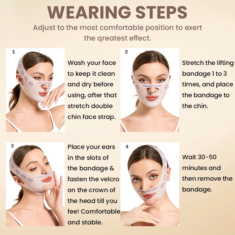 الوجه التخسيس ضمادة النساء الخامس خط المشكل الوجه رفع الذقن الخد رفع حزام تنفس حزام الوجه الجمال أدوات العناية بالبشرة #5