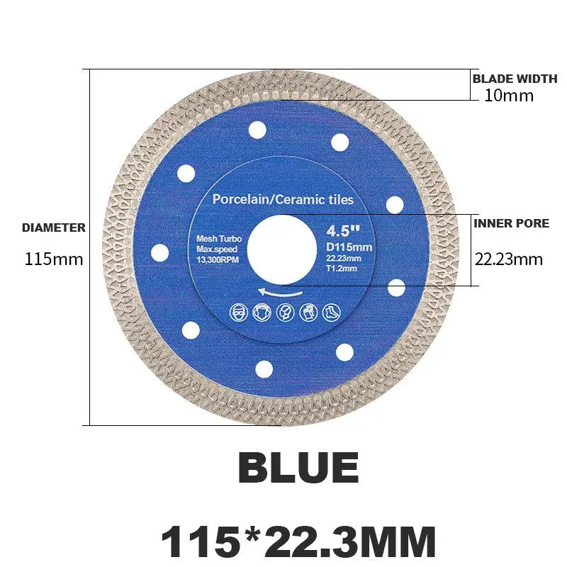 Diamond Saw Blade 105/115/125mm Cutting Disc Wheel for Angle Grinder Cutting Porcelain Glass Tiles Granite Marble Cut Saw Blade