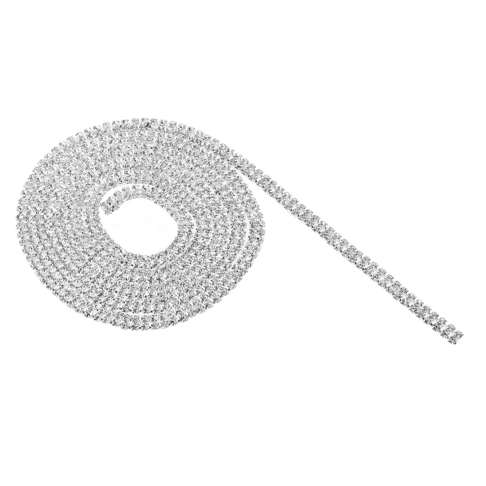 

Water Drill Claw Chain Diy Rhinestone Trim For Clothing Wedding Dress Craft Supply Sparkling Chain Accessory Sewing Craft