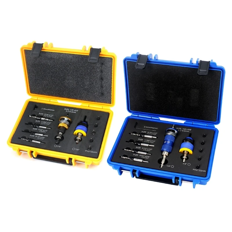 E15A Precise Depth Control Counterbore Drill Bit Tapered Bit For Wood Assembly
