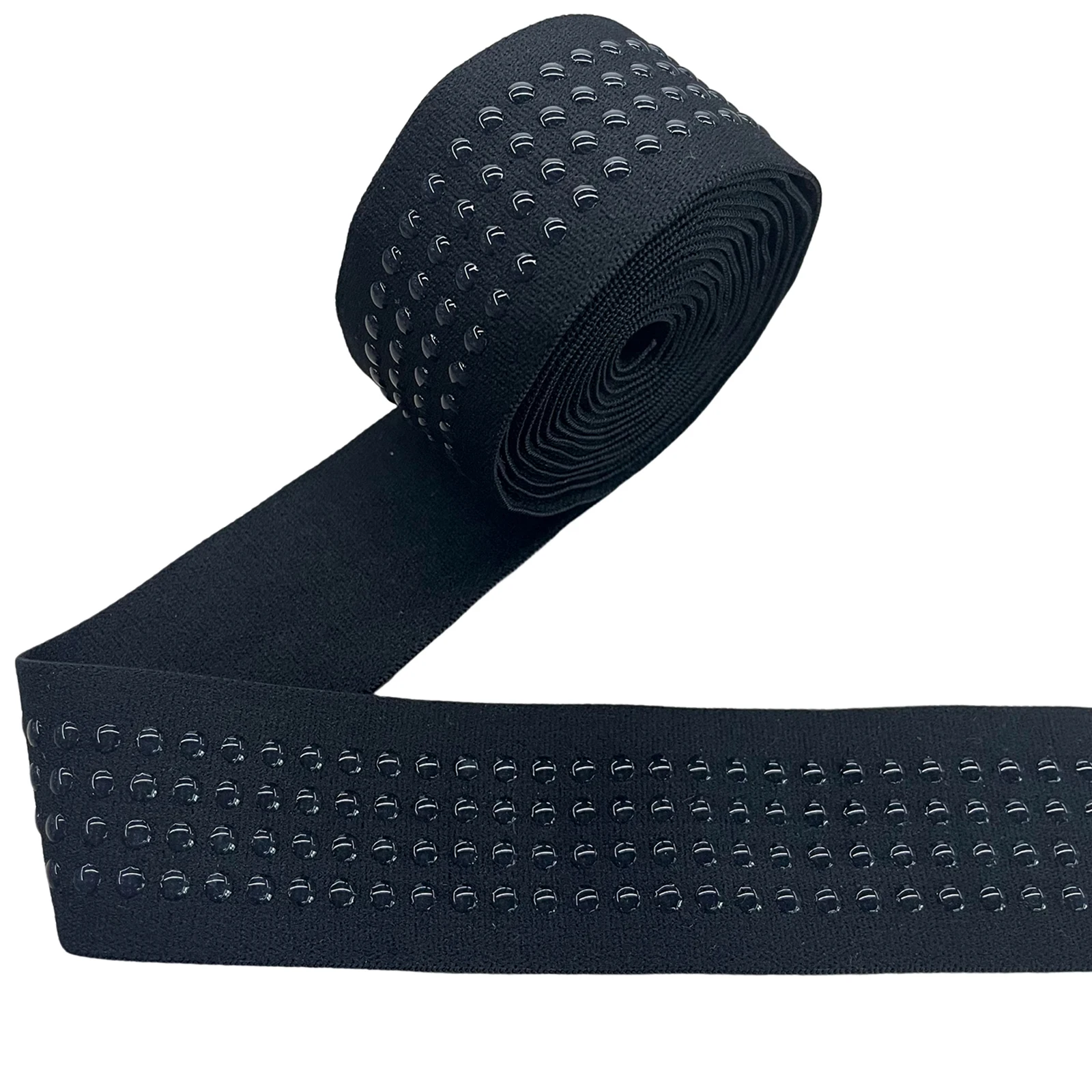 

Non-slip Elastic Band Wave Silicone Rubber Webbing Belt DIY Sport Clothes Wrist Guard Sew Accessories