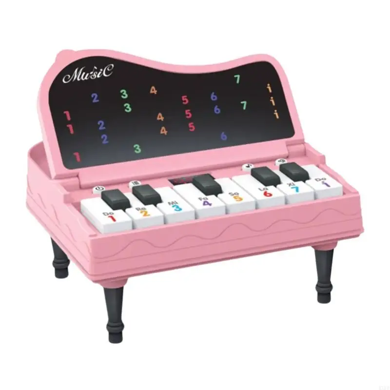 Kids Musical Piano Toy With LED Light And Realistic Sound Effects Pocket Piano