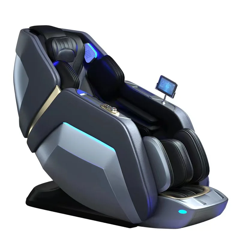 2024 AI Intelligent Voice Control Luxury Best Spa 4d Sl Track Massage Chair 4d Zero Gravity Luxury Full Body 2022 Luxury Stretc