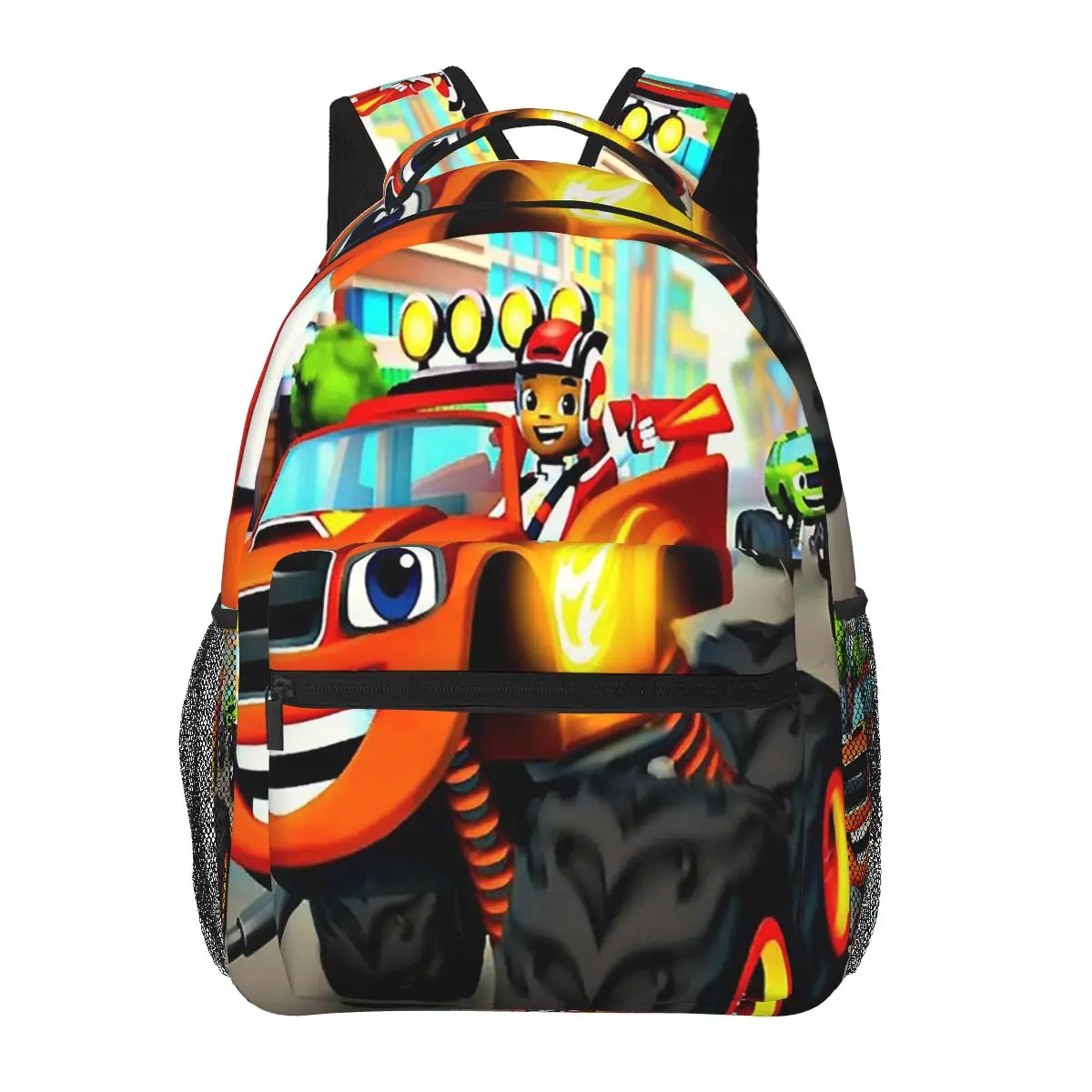 Blaze And The Monster Machines Backpacks Boys Girls Bookbag Children School Bags Cartoon Rucksack Shoulder Bag Large Capacity