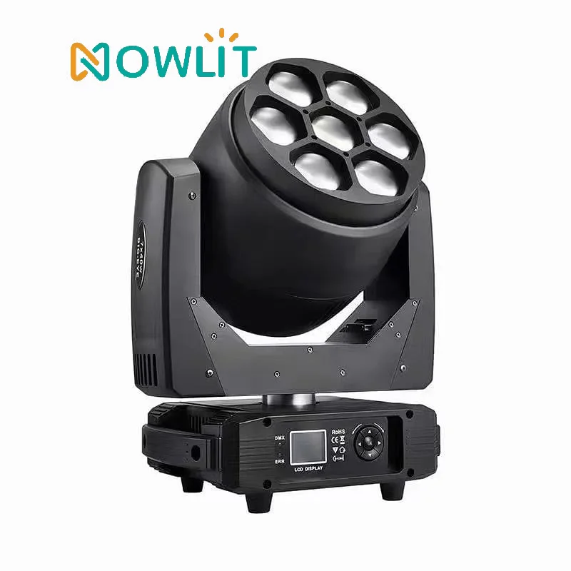 350W 7pcs Big Bee Eye Moving Head Lights With 16.7M Colors For Disco & Wedding Lighting