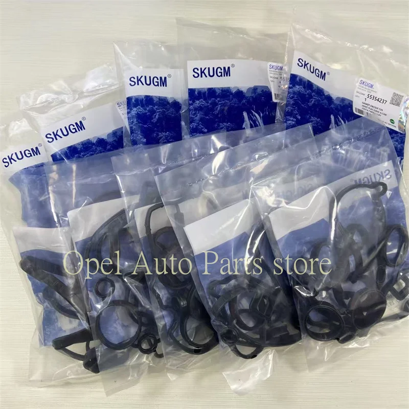 10PCS Rocker Cover Gasket For Chevrolet Sonic Cruze 1.6. 1.8 Opel Vauxhall Zafira 55354237
