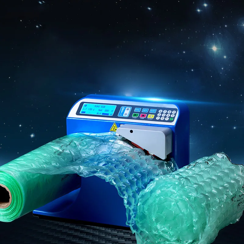 Buffer Inflatable Bag Air Cushion Machine Filled Bag Gourd Film Shockproof Roll Film Automatic Packing Tools Bubble Film