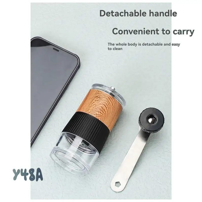 Manual Coffee Grinder Coffee Machine Home Kitchen Manual Grinder Portable And Adjustable-Y48A