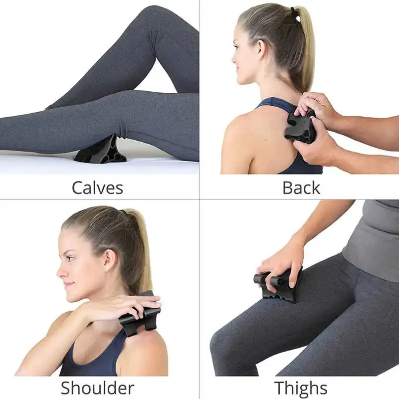 Almohada para aliviar la tensión del cuello, camilla para hombros y cuello, almohada de masaje para el cuello, almohada de tracción de la columna Cervical, herramienta de liberación occipital para Fitness