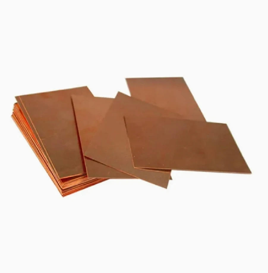 1pcs Copper Sheet Cutting Customization 0.5/0.8/1/1.2/1.5/2/2.5/3/4/5/6mm Conductive 99.9% Pure Copper Plate Thermal Stability