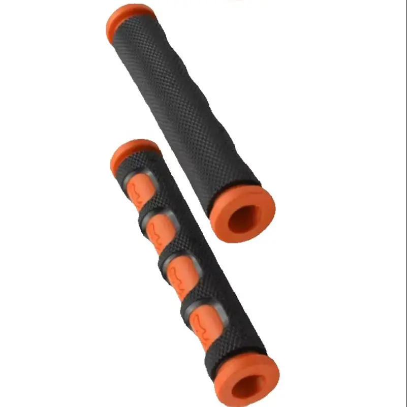 Motorbike Orange Horn Cover Retro Cow Horn Design Protective Cover Motorcycle Accessories
