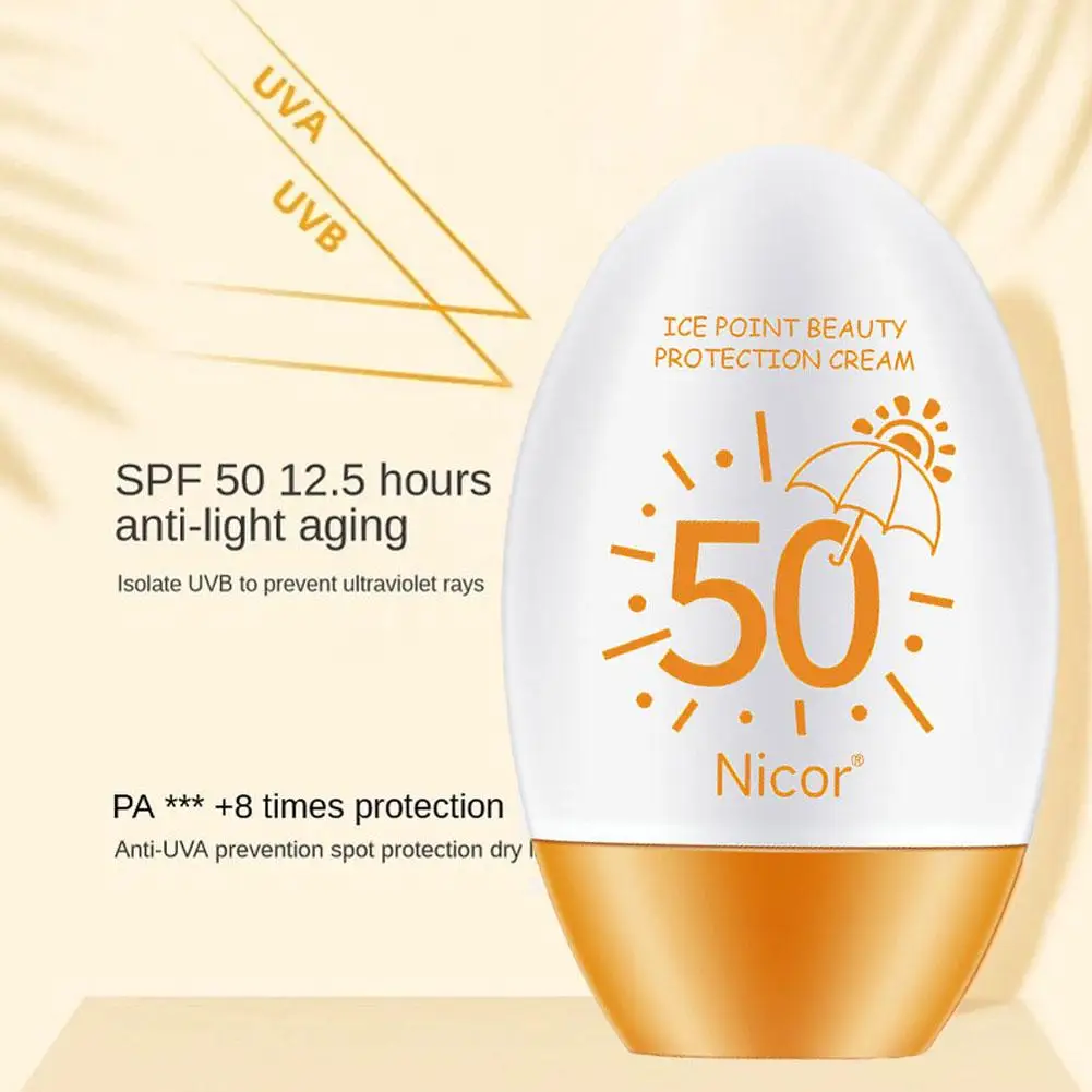 60G Water Gezicht Zonnebrandcrème Spf 50 Pa Isolement Sunblock Whitening Verhelderende Anti-Verzorgingspot Kalmerende Huid Vochtinbrengende L5h9