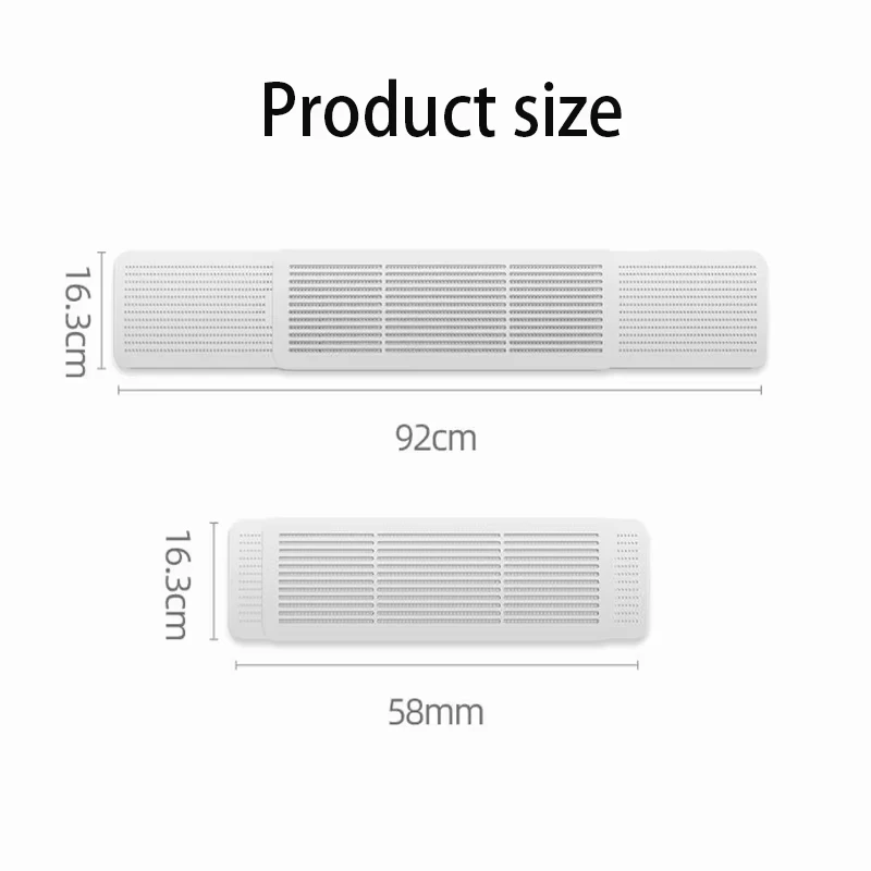 Scalable and non installable air conditioning wind deflector wall mounted universal anti direct blowing wind guide plate