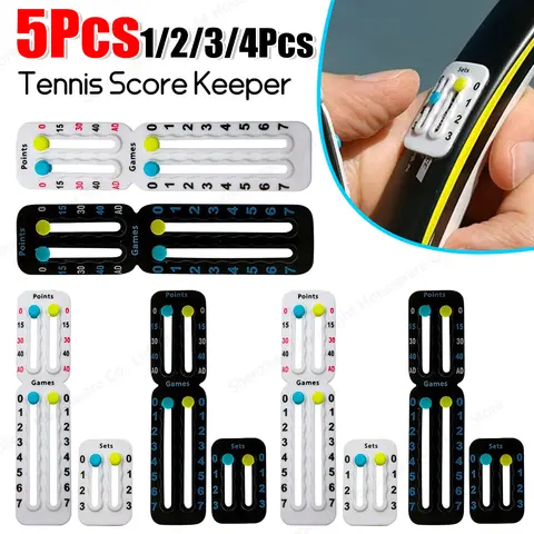 Tennis Score Keeper for Racket Padel Easily Mounted Small ABS Score Board Counter for Tennis Trainer Point Tracker Tennis Gift