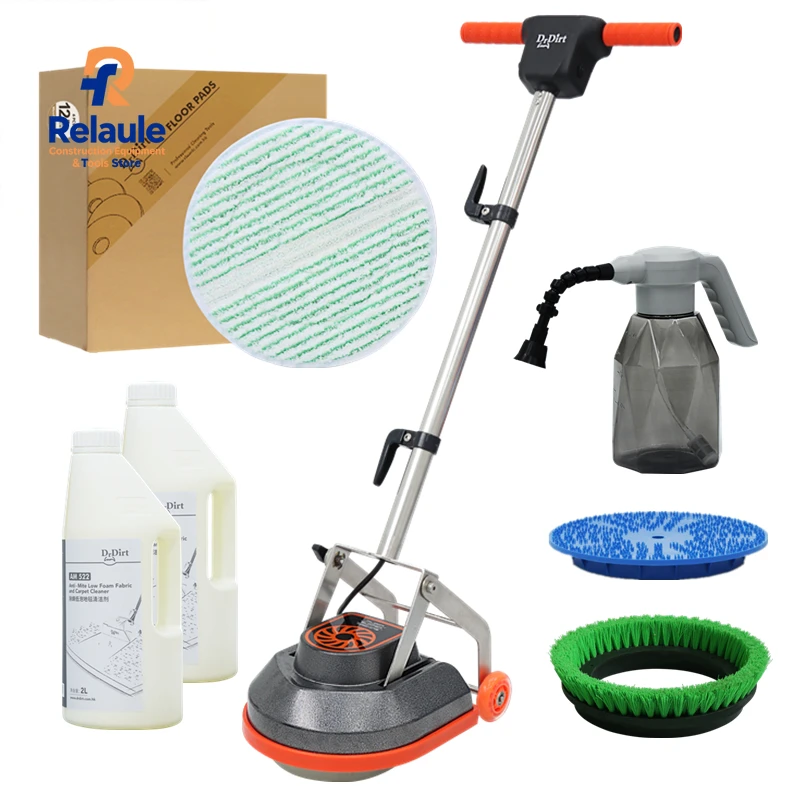 

Lightweight Carpet Shampooer and Dry Foam Brush Washer Electric Fully Automatic Single Disc Industrial Carpet Washing Machine