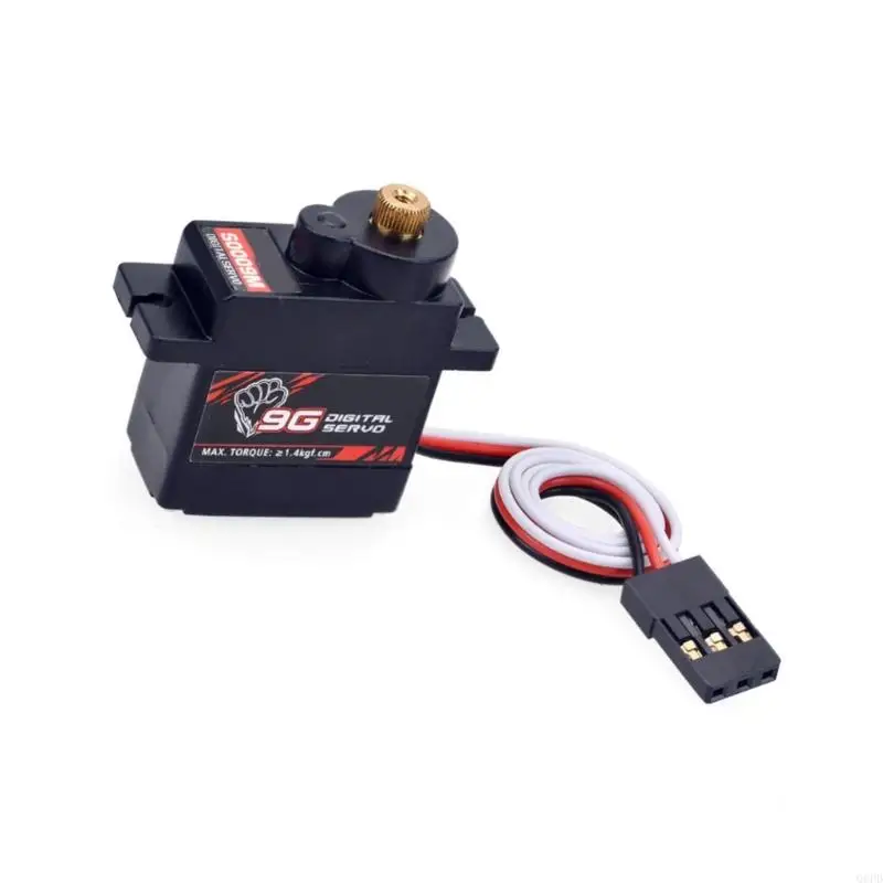 Servomotor pequeño grado industrial con respuesta velocidad servo digital engranaje metal fuerte para uso en y