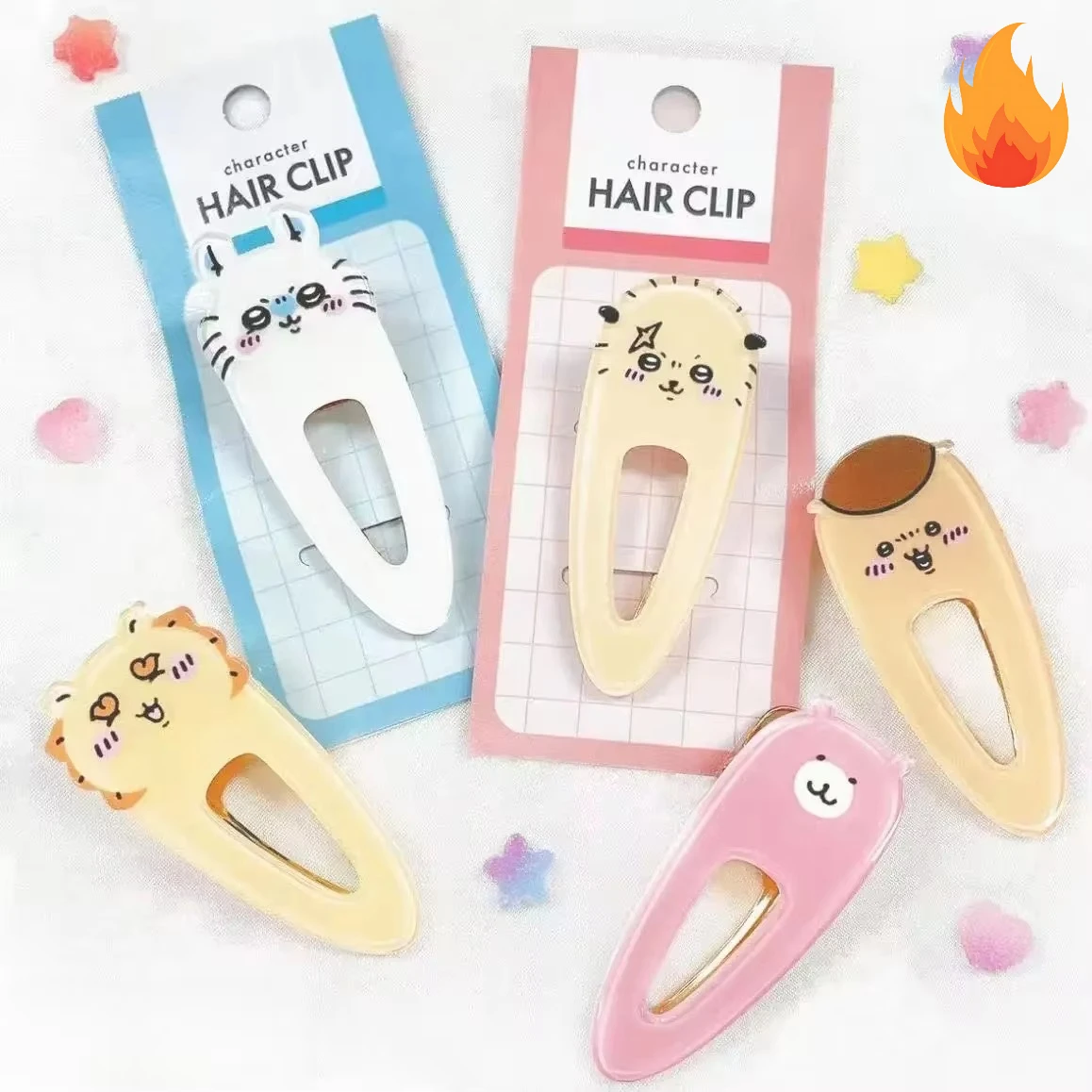 Hair Bundles - Заколки для волос с персонажами Kawaii