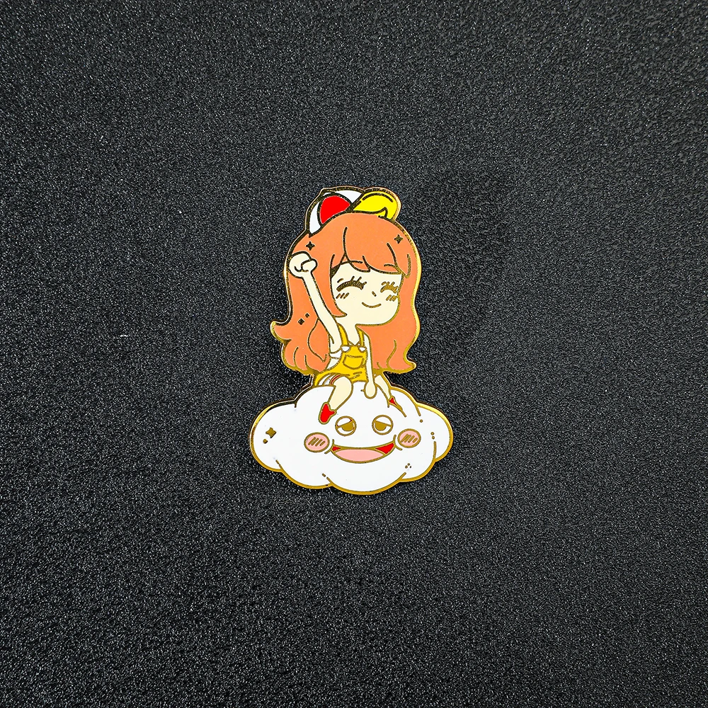 Anime One Piece Monkey·D·Luffy Lapel Pins Backpack Jeans Enamel Brooch Fashion Jewelry Gifts Nami Nico Robin Cartoon Badges - view 4