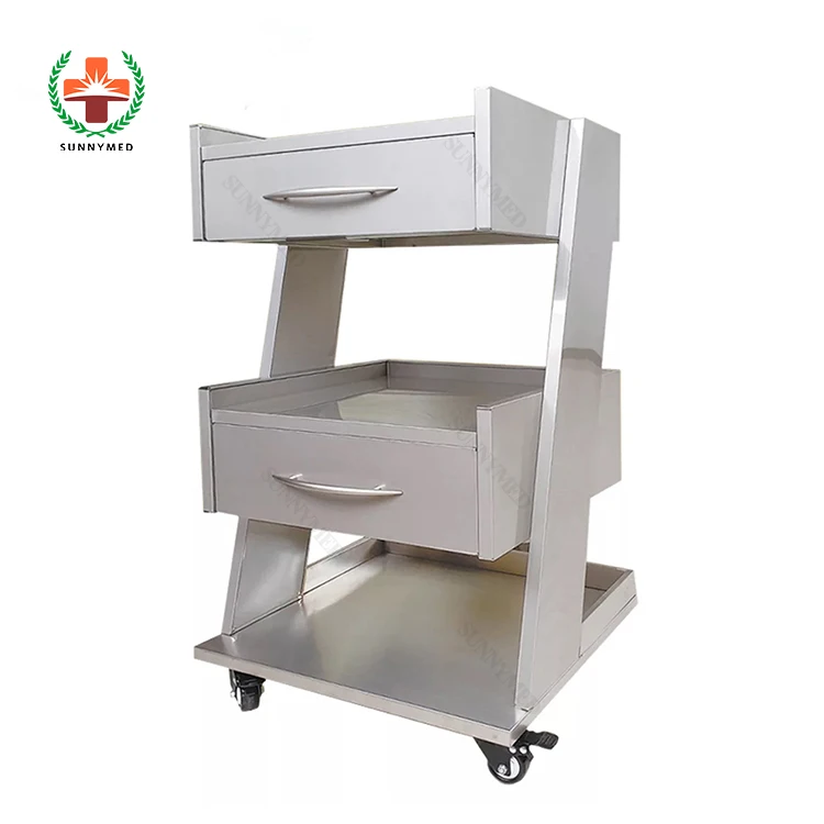 SY-YR09 Convenient Stainless Steel Cabinet With Power For Clinic