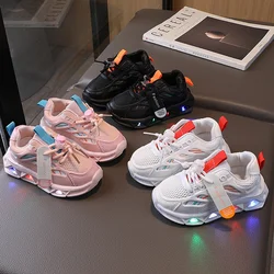 2024  New Light Up Sports Shoes for Boys with Light Up Casual Shoes for Girls Cartoon with Led Lights Shoes Suit for All Seasons