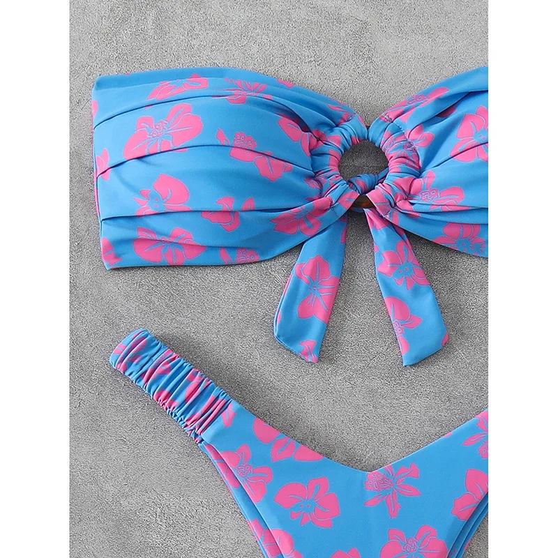 Bikinis sexis estampados, trajes de baño para mujer, traje de baño para mujer, ropa de baño Push Up, trajes de baño, conjunto de Bikini brasileño, ropa de playa, bañista para piscina