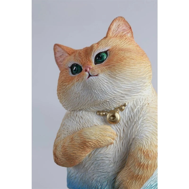 

【2025 Q4】JXK 1/6 Scale Simulated Resin Animal Fishtail Cat Model for 12'' Action Figures Body Props Desktop Ornament Gift
